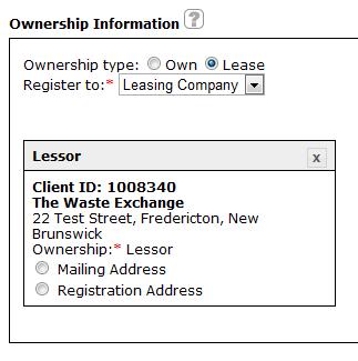You must enter the other dealer s dealer number in the Dealer number field and click on Find o If your owner is an individual: Search for the client by entering their Client ID and Date of Birth or