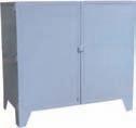Heavy Duty Mesh & Solid Security Cabinets Models MH & MF - Closed storage cabinet to secure materials or valuables 3,000 LB CAPACITY All welded construction (except casters).