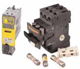 Increase the Interrupting Rating: Use Cooper Bussmann current-limiting fuses to achieve higher short-circuit current ratings by replacing the low interrupting rated circuit breaker with modern