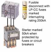 Use Current Limitation To Fix Low Rated Components It only takes one component with a low short-circuit current rating to limit the entire assembly.