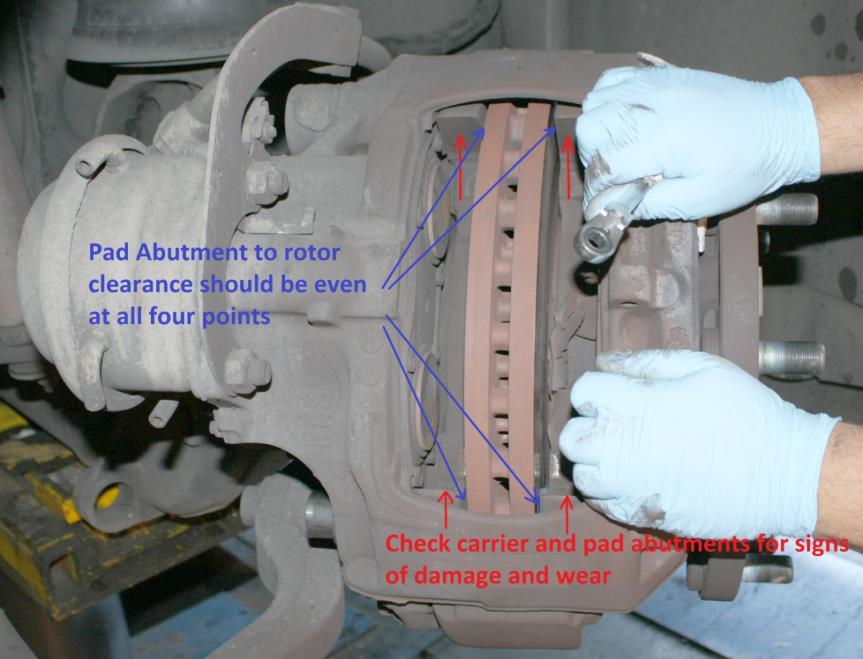Rotor discard thickness is frequently cast into the rotor hat flange and is the minimum thickness the rotor can be worn to before the rotor is no longer considered safe for operation.