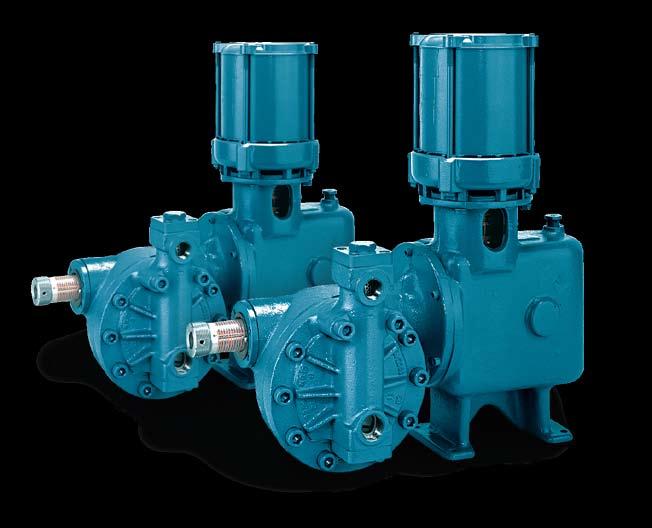 600/6000 Series Hydraulic Diaphragm Metering Pumps Innovative designs for precision and long term reliability Valves can be removed without disturbing piping 2