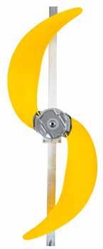 and lasts. The Flygt banana blade propeller creates maximum thrust using minimal power.