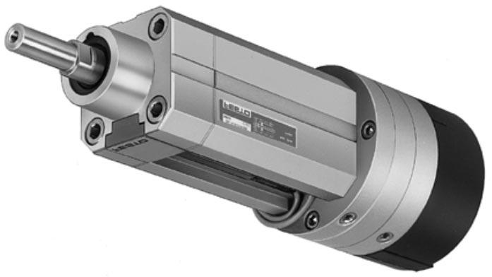 240 Chapter 9 Rotary/linear drive The rotary/linear drive (Fig. 9.3a) can be used to reposition workpieces, for example (Fig. 9.3b).