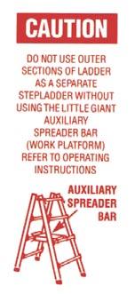 Outer ladder A-frame trestle is now ready for use as second trestle (see figure