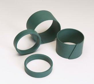 Wear Rings / Bearings Materials Parker Wear Ring / Bearing Materials Parker s material offering for wear ring and bearing materials materials is anchored by over 50 years of manufacturing and