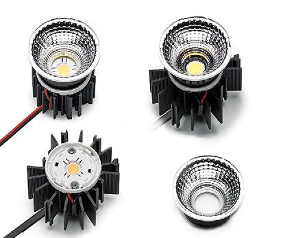 The modularity of these LED engines allows you to combine different lenses and reflectors in order to get the result you expect.