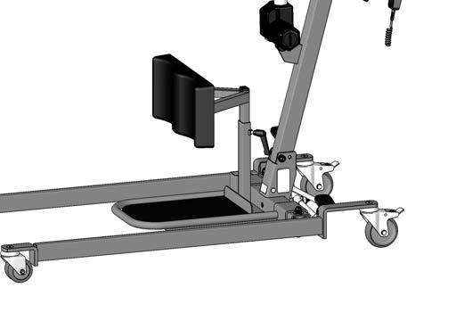 The lifting arm of the aks-dualo has been designed so that it only fits in the lifting arm holder when correctly orientated. Secure the active lifting arm with the socket pin (Figure 22).