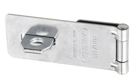5mm hardened steel construction offering many security uses. For use with all padlocks with shackles up to 12mm Ø.