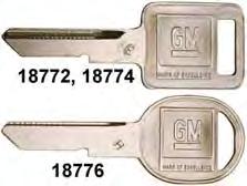 AUTOMOTIVE General Motor Key Blanks Key Blanks Ford Key Blanks 8-Cut Nickel plated brass OEM logo Ref Code Letter Application