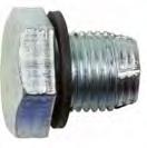 1/2-20 3/4 9/16 Drain Plug- 5/8-18 15527 Zinc Single oversize Supplied with fiber gasket