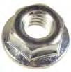 AUTOMOTIVE Metric Serrated Flange Nut Zinc plated Serrated Hex Washer OD 51364 6-1.