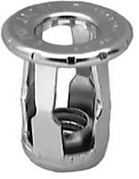 Jack Nuts Jack Nuts & Mirror Bolts AUTOMOTIVE Steel Zinc Plated Thread Body Dia Head Dia OAL Grip Range Req Hole Dia 51350 6-32.318.468.653 1/64-3/16.315-.330 51352 10-24.382.531.