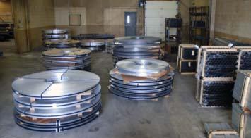 5", Max coil dia 60", max coil width 36", max coil weight 12,000 lb, sn: 115, dyna wichita unit # 7-314-210-108-0 Air Tube Disc Unit, sn