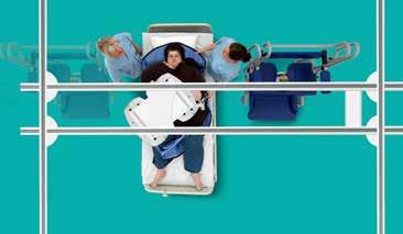 Space requirement for a bariatric room 410 mm (16 ) 3990 mm (157 ) 3580 mm (141 ) Make