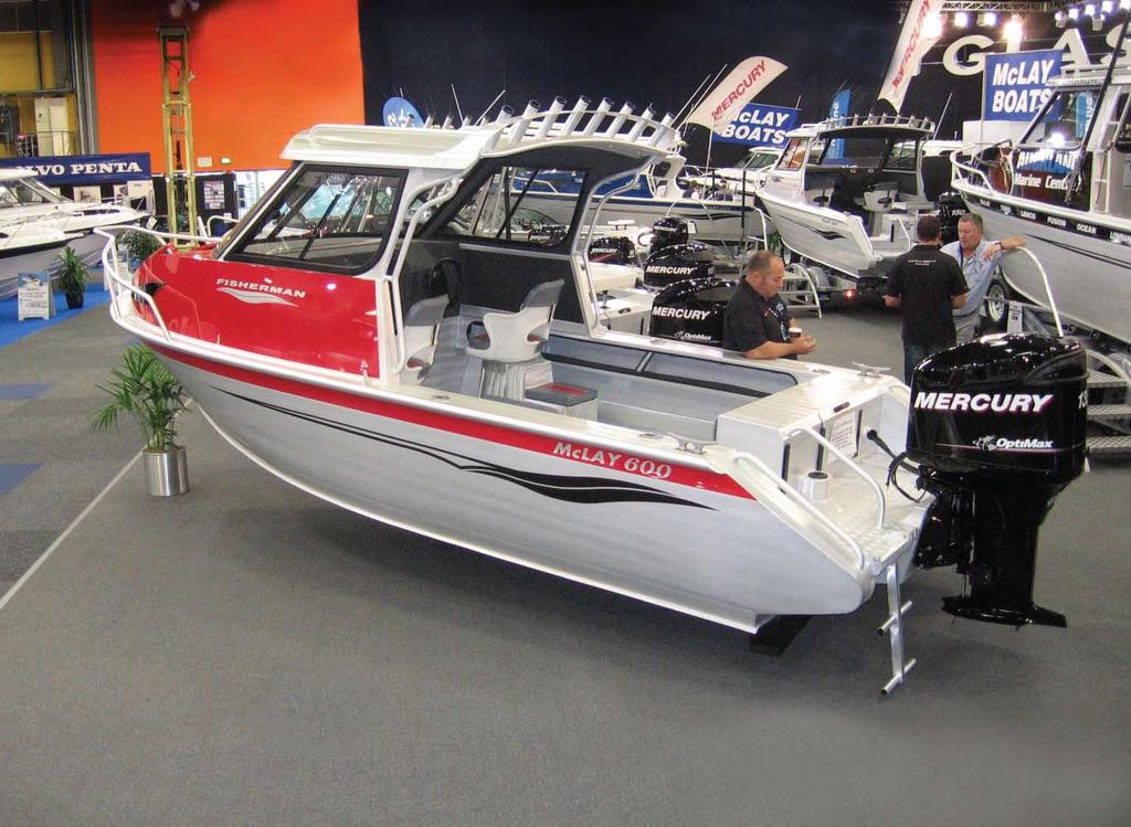 The 600 Fisherman Hardtop is the latest model from McLay and has many new features not normally seen in a hardtop.