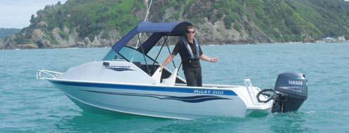 Hull Weight: 270 kgs McLay Sportsman 500 Specifications: LOA: 5.150 Beam: 2.000 Freeboard:.600 HP Required: 50-90 Approx.