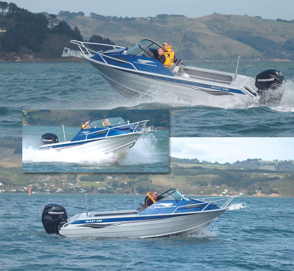 Hull Weight: 665kgs Transom Deadrise: Variable 20V HP Required: 135-200 w Marine grade 5mm chines (bottom) w 3mm sides and top w 130 Litre tank with sender w Large storage area with 2 hatch covers w