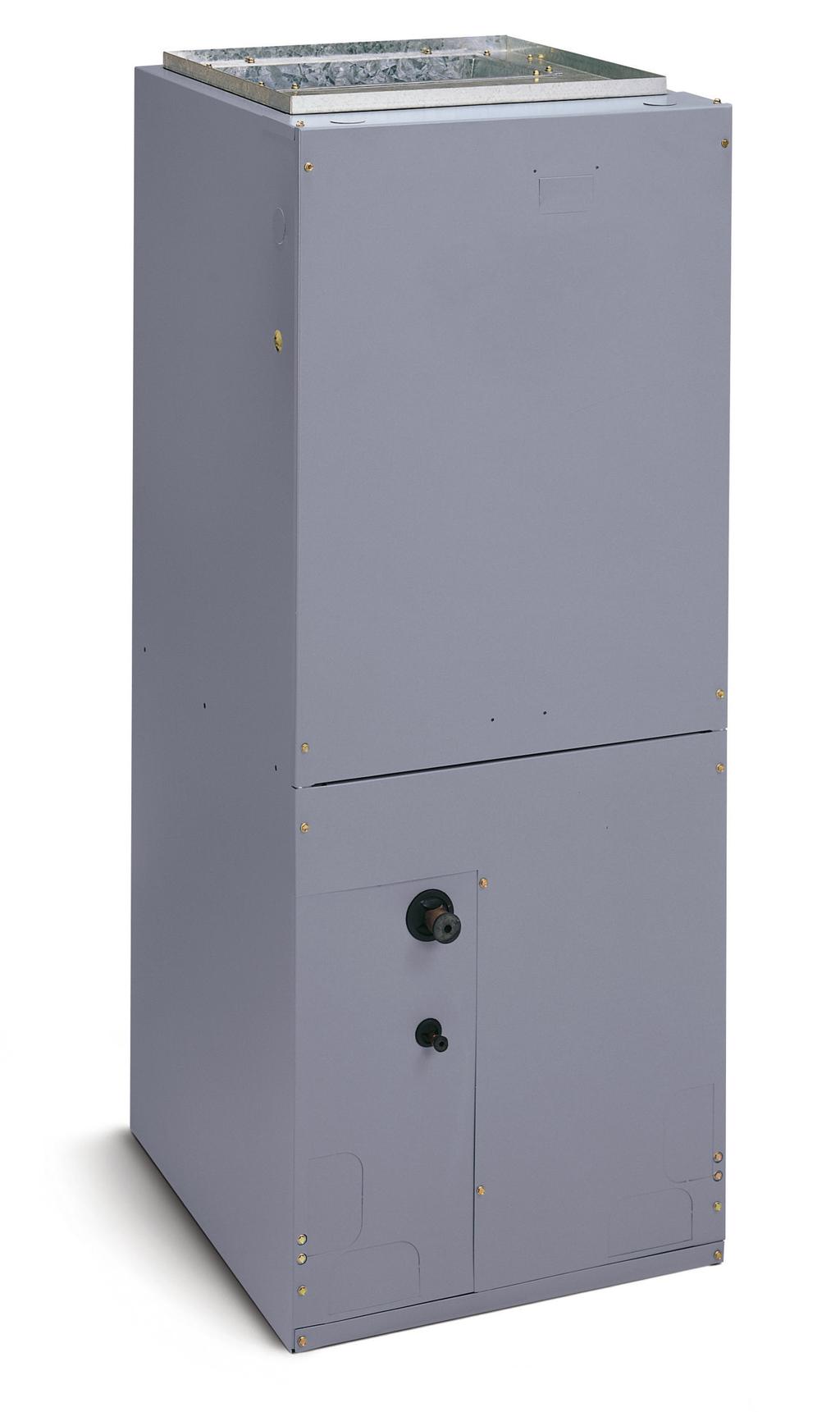 Product Specifications ENHANCED AIR HANDLER WITH VARIABLE SPEED APPLICATION 2-5 ton sizes Upflow and horizontal (counterflow capable with kit) Sequenced for demand management External access to