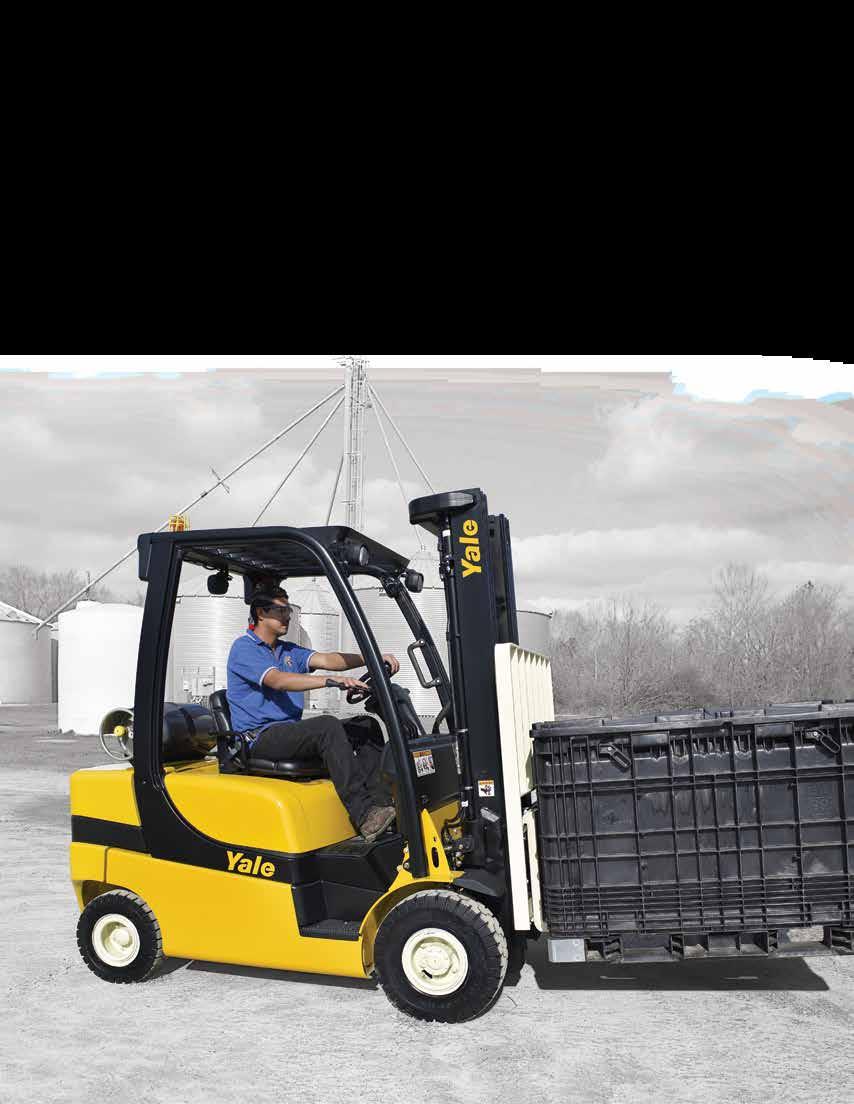 A lift truck that works smarter and harder. Efficiency is the name of the game, and these trucks deliver starting with fuel economy. The GC/GP050LX series is driven by a PSI 2.