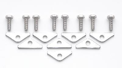 than 4 holddown bolts. Both styles will accommodate up to a 5/16" dia. hold-down bolt.
