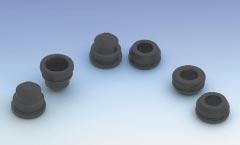 ..2053 2053 2052 VALVE COVER GROMMETS AND PLUGS Molded from neoprene to ensure positive oil seal. Made to fit most stamped or die cast valve covers. 2 per set. Valve cover plugs, 1 1 4" O.D. Dia.