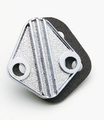 Gasket announces a fuel pump mounting plate to dress up the fuel pump area of your engine.