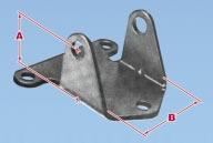 ) IMPORTANT: These solid motor mounts must be used with a solid transmission mount...mr. Gasket 3673 is suggested.