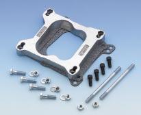 These carburetor adapter kits install quickly and easily. Gaskets, studs, nuts and washers are included.