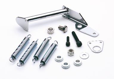 ..1512 1512 UNIVERSAL BELL CRANK KITS This bell crank kit features 12 mounting holes for multi-arm postioning and can be used in either push or pull type throttle linkages.