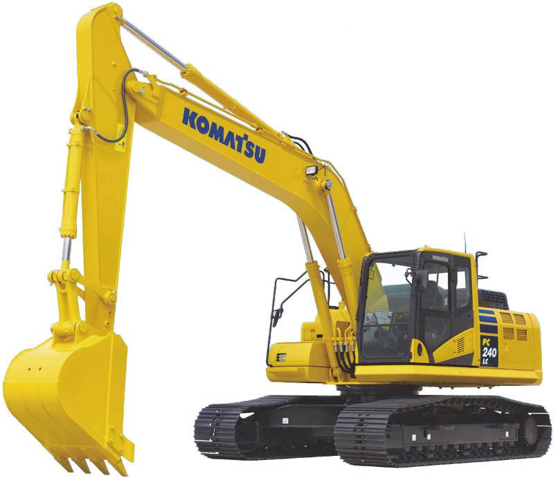 Introduction of Products Tadashi Mori Manabu Himoto The new medium-sized excavator, PC240LC-11 has been developed and launched on the market under the concept of environment, safety and ICT.