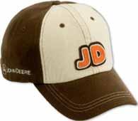 1 N 2 3 4 5 6 7 8 9 1 Team Cap 6 panel cap. John Deere tone on tone logo embroidered on the front. 37 pattern sewn on the peak. Blue adjustable backstrap and underpeak.