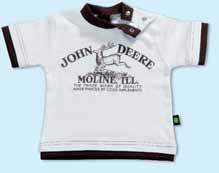 t-shirt with John Deere print.