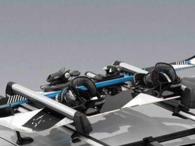 Racks & Carriers - Ski & Snowboard Carrier, Roof-Mount - Thule M2_FF24_2011_ pplication Coupe 16100 Univeral Flat Top fully-locking ski and