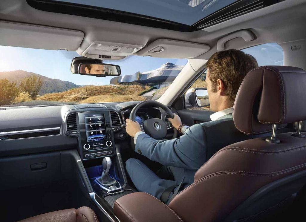 Take a seat Renault s meticulous design philosophy and attention to detail applies to every aspect of All-New Renault Koleos, including the cabin.