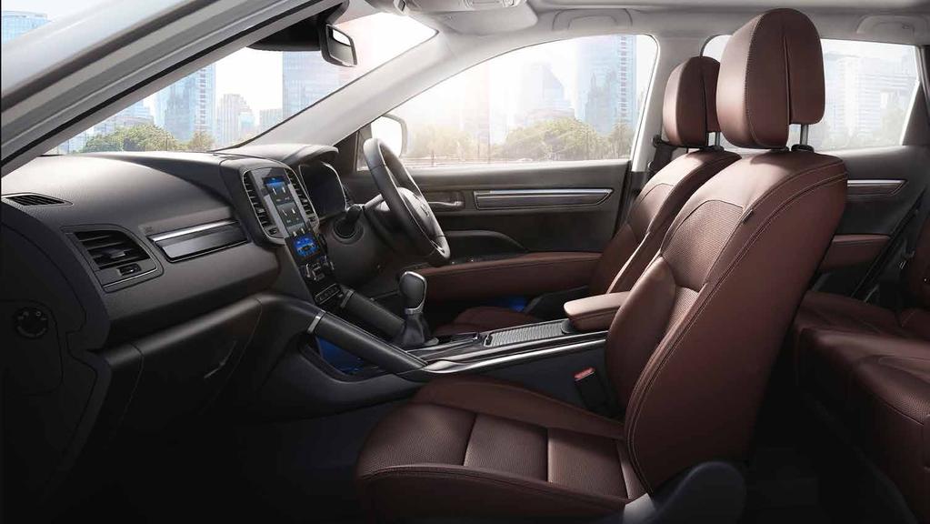 Every aspect of comfort All-New Renault Koleos is ambitious just like you, and takes every aspect of you and your passengers comfort into account, offering them more generous legroom.