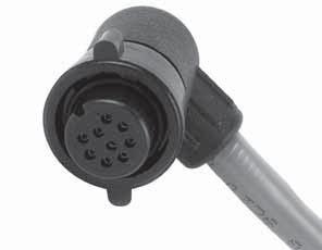 MOUNT AND CABLE TO CABLE CABLE END - PIN MATES WITH PANEL MOUNT AND
