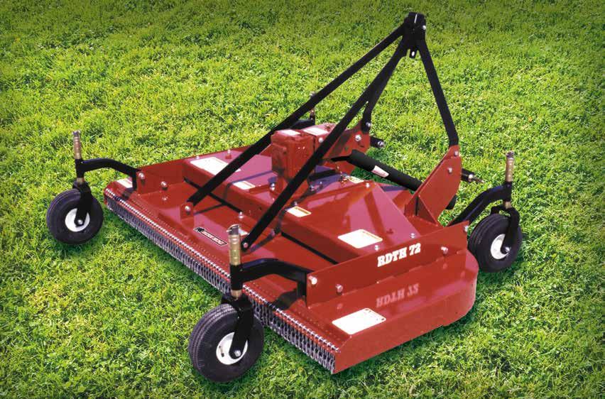 RDTH SERIES REAR DISCHARGE FINISHING MOWER A CUT ABOVE THE REST.