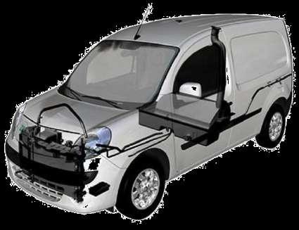 TECHNICAL FEATURES OF OUR VEHICLES ARE THE SAME AS THOSE OF KANGOO ZE,