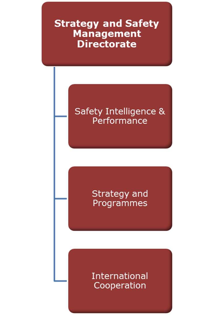 Recent changes to the organisation EASA Core tasks: Strategy development Safety Analysis & Investigation Internal Occurrence Reporting System (IORS)
