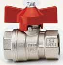 118 VIENNA ball valve, standard flow SIZE PRESSURE CODE PACKING 1/4" (DN 8) 50bar/725psi 0920014/N 15/240 3/8" (DN 10) 50bar/725psi 0920038/N 15/240 1/2" (DN 15) 30bar/435psi 1180012 15/195 3/4" (DN