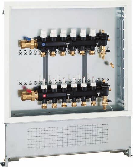 Manifolds in composite specifically designed for radiant panel systems 670 series cert.