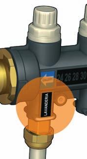 Replaceable components The headworks of the balancing valve with flow meter and of the shut-off valve can
