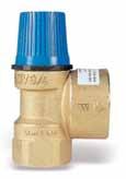 Domestic & RESIDENTIAL Potable & Hot Water Products Discount Group 2 available Section 2 Pressure relief Valves SVW Relief Valve for Potable Water Systems Diaphragm safety relief valve for water
