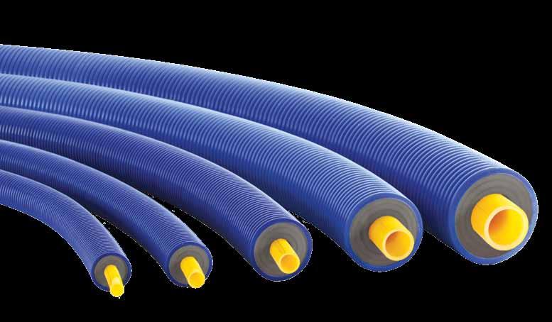 Section 4 PRE-INSULATED PIPE Microflex is the ideal solution for a pre-insulated piping networks, hot and