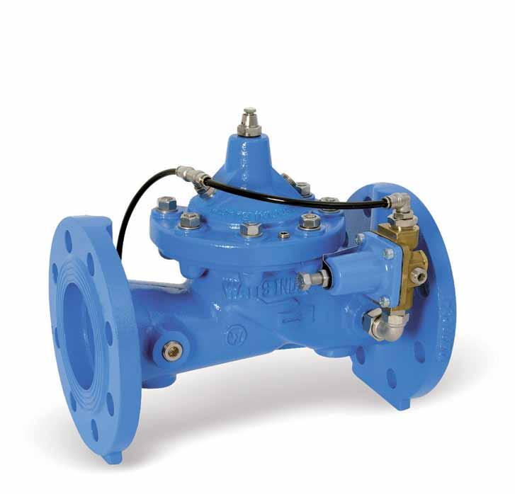 Section 5 INDUSTRIAL & COMMERCIAL WATER S Watts Industries provide the most comprehensive range of valves for water supply and distribution.