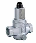 Pressure Control Valves ART 68 M Gunmetal Pressure Reducing Valve BSP Taper M/M Ends (ISO 7/) 40 Bar Rated -0 C to +95 C Outlet Pressure to 8 Bar (Pre-set at Bar) Union Tail Pcs included Optional