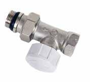 Radiator Valves ART 560 Straight Thermostatic Valve with operating plastic cap Screwed BSP Parallel M/ (ISO 228/) Auto Seal Tail Piece its all sensor options Suitable for use with all