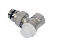 Radiator Valves ART 55 Angle Lockshield Radiator Valve Screwed BSP Parallel M/ (ISO 228/) Auto Seal Tail Piece Suitable for use with all radiators BSP to Copper