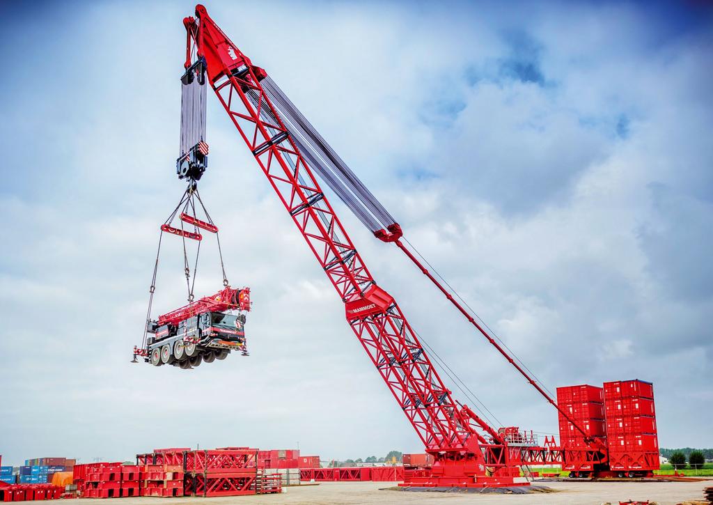 MAMMOET TERMINAL CRANE (MTC 15) The Mammoet Terminal Crane, MTC 15, quickly and simply turns any